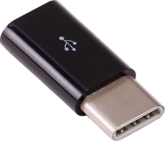 Nillkin Konverter USB-C männlich zu Micro-USB weiblich Schwarz 1Stück 8720261640885