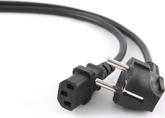 Cablexpert Schuko - IEC C13 Cable 10m Μαύρο PC-186-VDE-10M