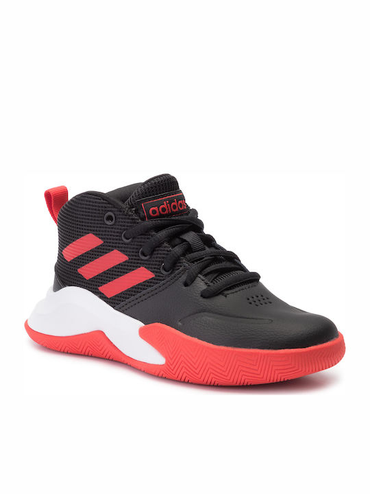 Ownthegame Ownthegame K Kids Sports Shoes Basketball with Laces Core Black / Active Red / Cloud White