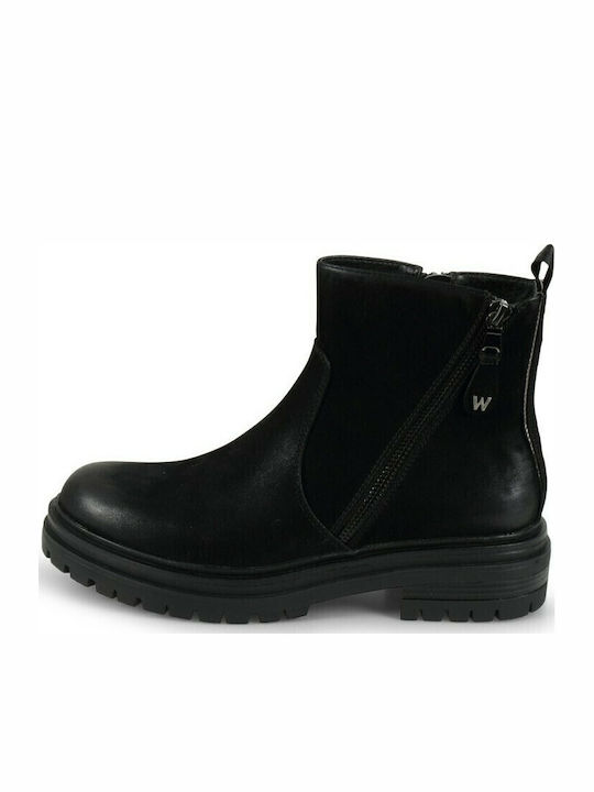 Courtbey Wildleder Stiefeletten Damen Schwarz