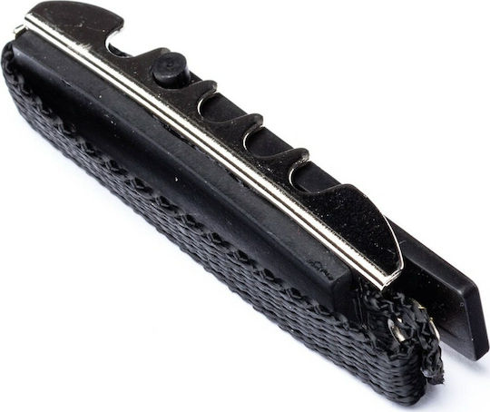 Dunlop Metallic Toggle Capo for Acoustic Guitar Advanced Toggle Curved Capo Black