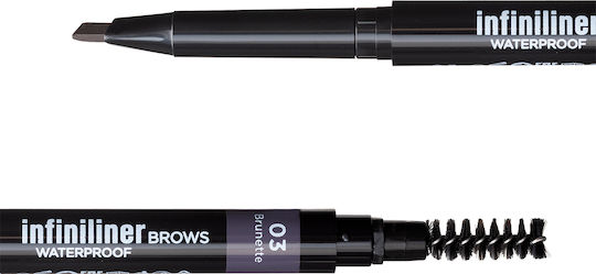 Mon Reve Infiniliner Gel Brow Pencil Waterproof Eyebrow Pencil 03 Brunette