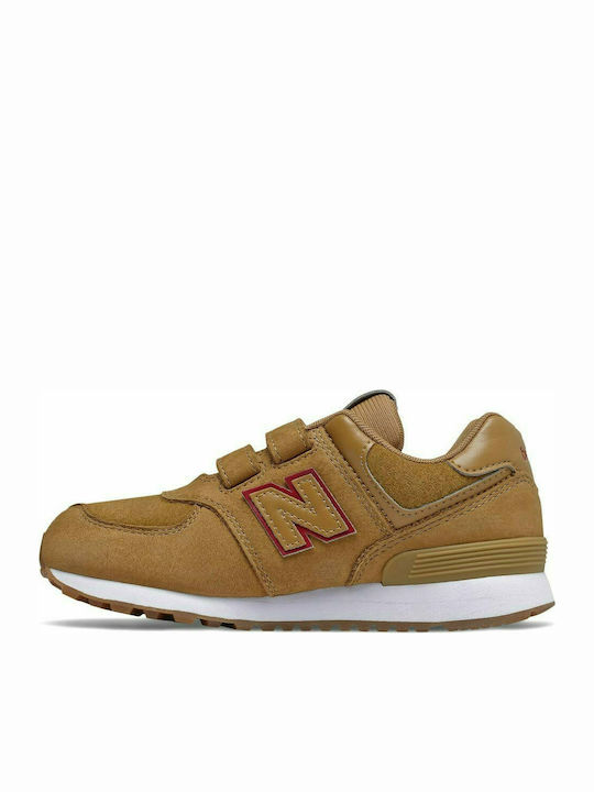 New Balance Kinder-Sneaker Classic mit Klettverschluss Braun