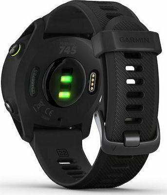 Garmin Forerunner 745 44mm Smartwatch mit Pulsmesser (Black)
