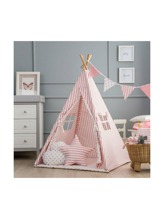 Funna Baby Διακοσμητικά Μαξιλάρια Κούνιας Georgia Ροζ 50x50cm 2τμχ