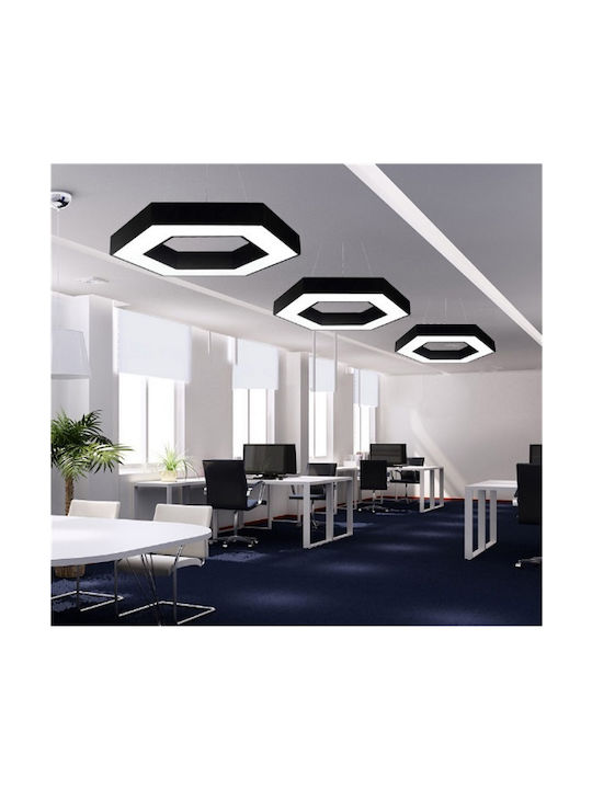 Atman Livorno Pendant Light Black 60cm