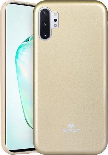 Mercury Jelly Back Cover Silicone Gold (Galaxy Note 10+)