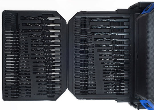 Tagred Set 300 Burghie Titan cu Tija Cilindrică pentru Metal