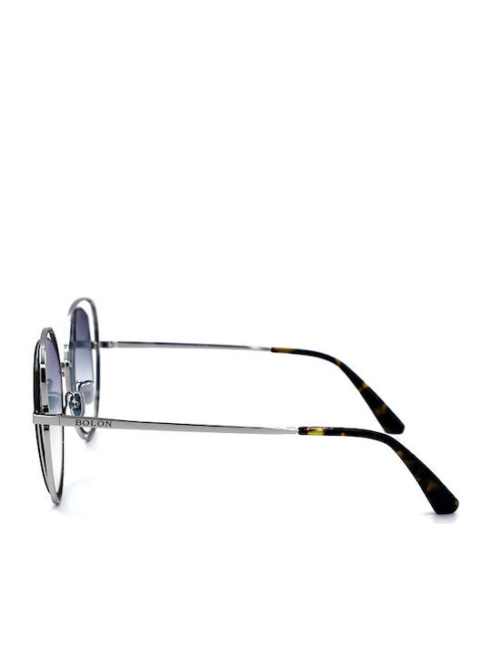 Bolon Damen Sonnenbrille mit Silber Metall Gestell BL7012B91