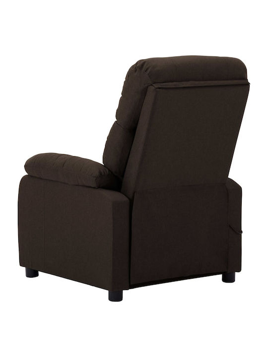 Relaxsessel Friseurwaschbecken mit Fußhocker Dark Brown 76x90x100cm