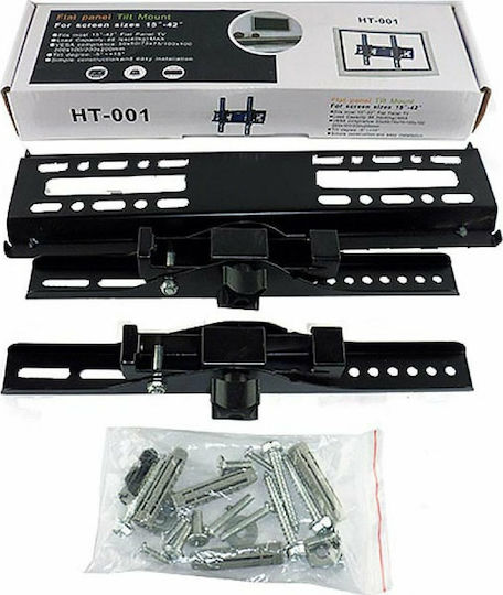 HT-001 Βάση Τηλεόρασης Τοίχου έως 42" και 40kg