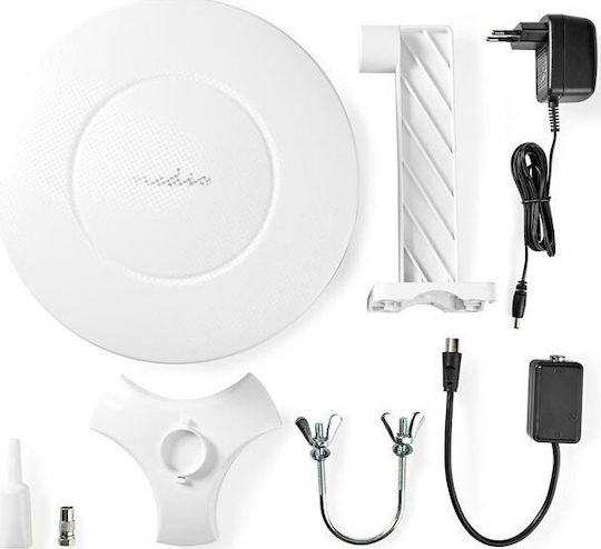 Nedis ANOR5003BK700 Outdoor TV Antenna (Requires Power Supply) White