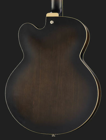 Ibanez AF55 Electric Guitar ES with HH Pickup Configuration Black Flat