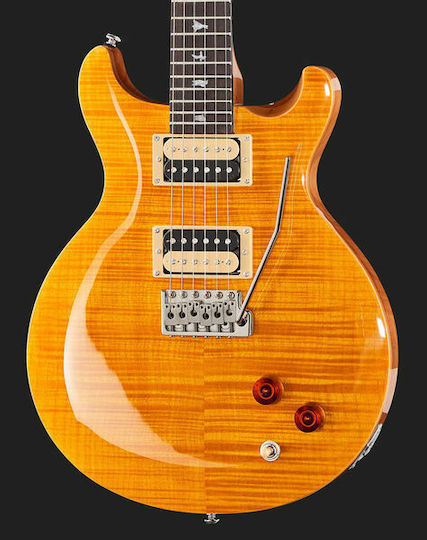 PRS Guitars SE Santana Електрическа Китара SG с HH Конфигурация на Пикапите Yellow с Калъф