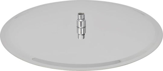 vidaXL Rotund Cap de duș 50cm Inox