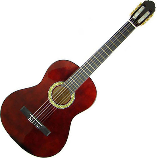 Cortez CG821 3/4 Wine Red Kids Classical Guitar 3/4 Wine Red