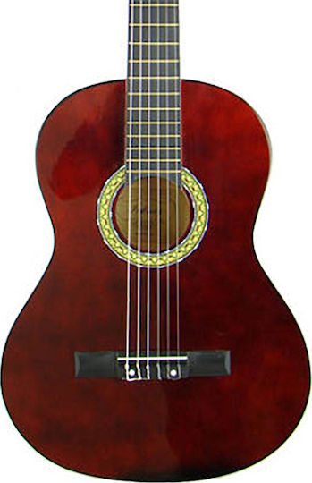 Cortez CG821 3/4 Wine Red Kids Classical Guitar 3/4 Wine Red