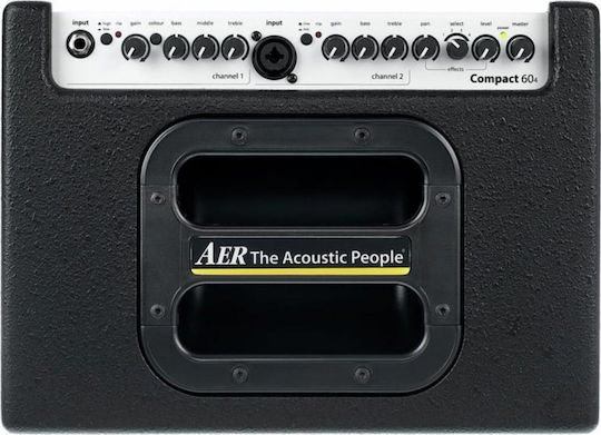 Aer Compact 60 IV Black Combo Amplifier For Acoustic Instruments 1 x 8" 60W Black