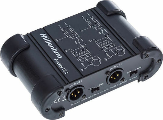 Millenium Pocket DI 2 Παθητικό DI Box 1 Καναλιού