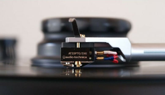 Audio Technica Κεφαλή Πικάπ AT33PTG/II Κινητού Πηνίου σε Μαύρο Χρώμα