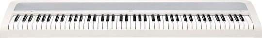 Korg Electric Stage Piano B2 with 88 Weighted Keys Built-in Speakers and Connection with Headphones White