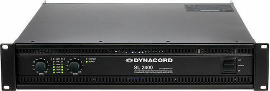 Dynacord SL 2400 PA Power Amplifier 2 Channels 1200W/4Ω Black