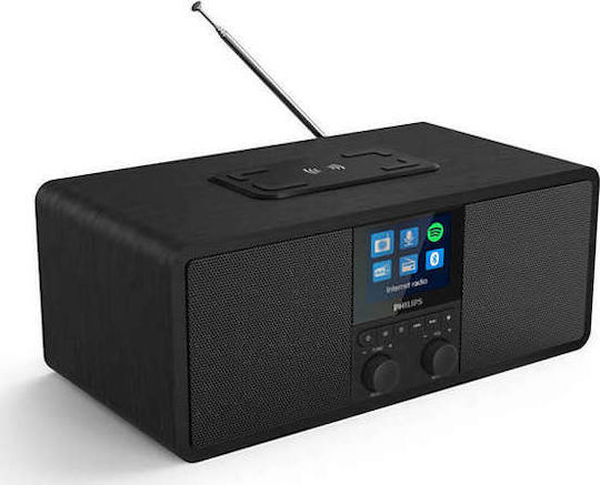 Philips TAR8805 Cu alimentare la rețea DAB+ cu Bluetooth și USB Negru