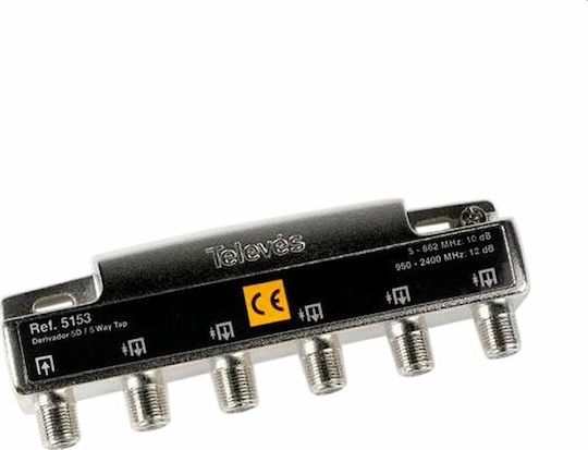 Televes F 5W 5-2400 MHz Splitter Satellite 5153