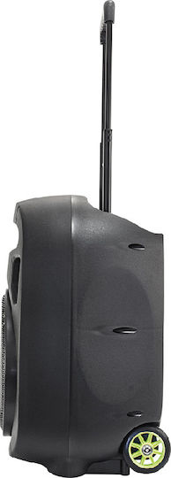 Ibiza Sound Ibiza Sound Karaoke-Lautsprecher mit Kabellosem Mikrofon und Lichteffekten PORT12VHF-MKII PORT12VHF-MKII Schwarz