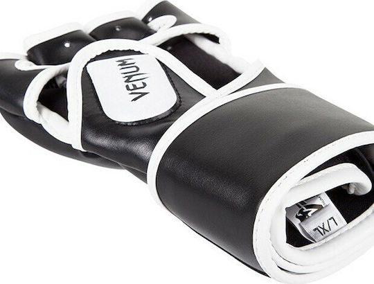 Venum Challenger 0666 Γάντια ΜΜΑ από Συνθετικό Δέρμα Μαύρα/Λευκά