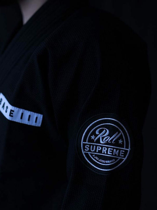 Roll Supreme The Base III Ανδρική Στολή Brazilian Jiu Jitsu Μαύρη