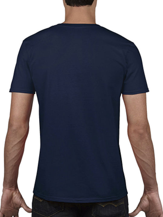 Gildan 64V00 Werbe-T-Shirt in Marineblau Farbe 64V00-032
