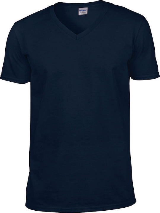 Gildan 64V00 Werbe-T-Shirt in Marineblau Farbe 64V00-032
