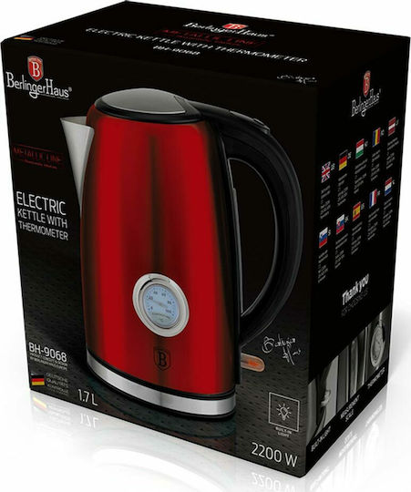 Berlinger Haus Kettle 1.7lt 2200W Red