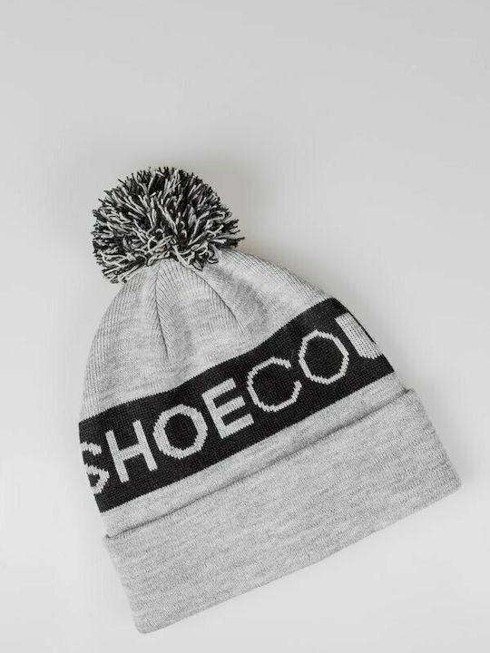 Snow Chester Pom Pom Beanie Männer Beanie Gestrickt in Gray Farbe