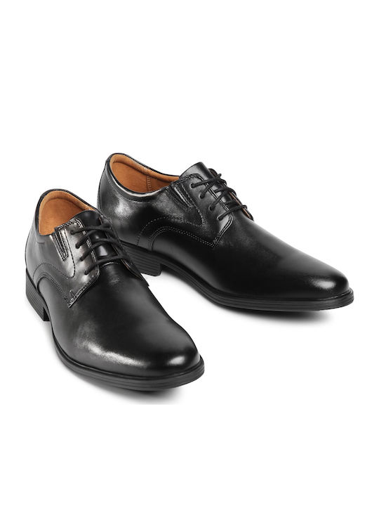 Whiddon Plain Men's Leather Dress Shoes Black