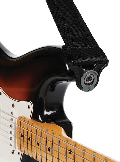 Daddario Auto Lock Nylon Guitar Strap Black