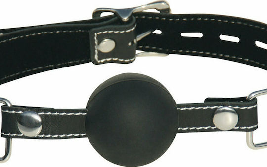 Sportsheets Silicone Ball Gag Cagulă în Culoare Negru