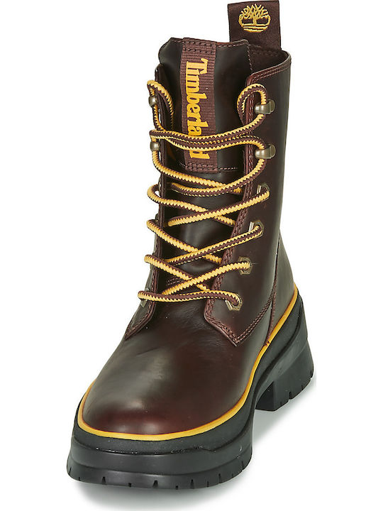 Malynn EK+ Waterproof Leather Women's Ankle Boots Brown