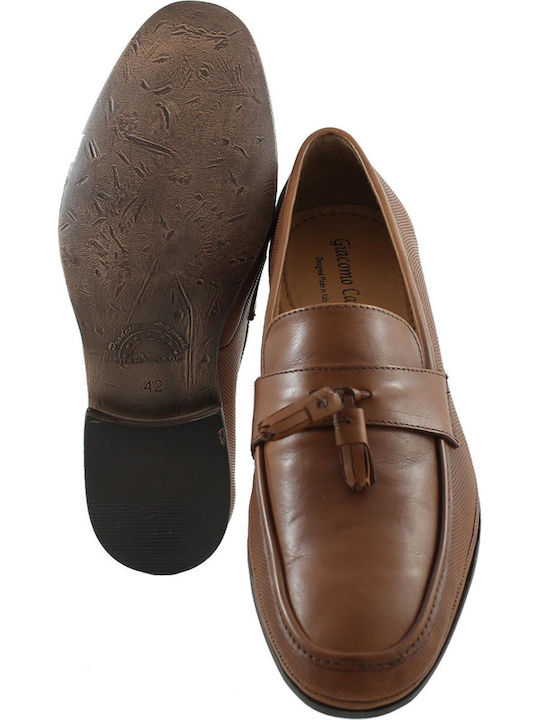 Men's Leather Loafers Tabac Brown