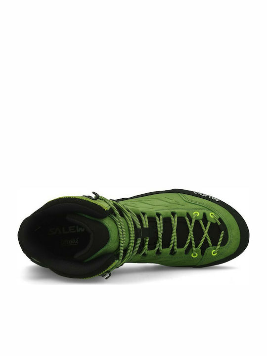 Salewa MTN Trainer Mid GTX Men's Hiking Boots Waterproof with Gore-Tex Membrane Green