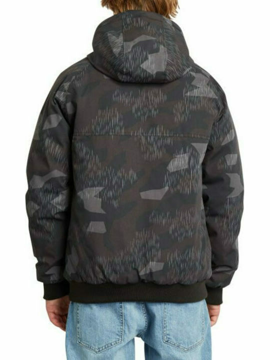 Volcom Hernan Coaster 5k Herren Winter Jacke Puffer Braun