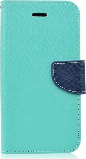 Fancy Wallet Synthetic Leather Light Blue (Galaxy A70)