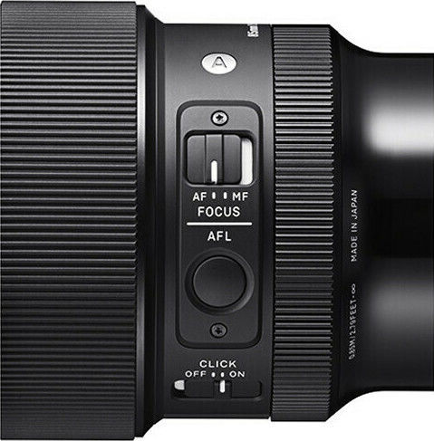 Sigma Full Frame Φωτογραφικός Φακός 85mm F1.4 DG DN Art Telephoto για Sony E Mount Μαύρος