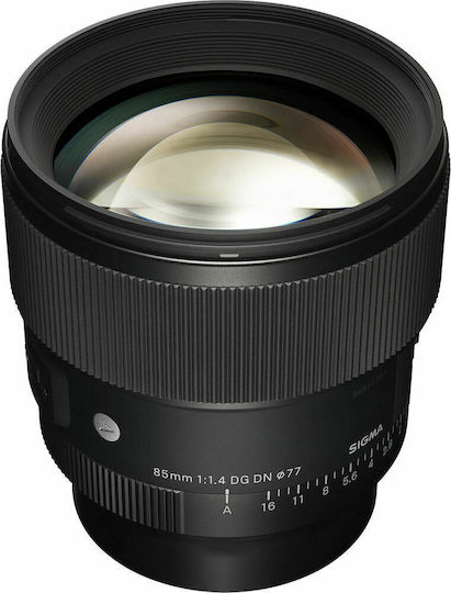 Sigma Full Frame Φωτογραφικός Φακός 85mm F1.4 DG DN Art Telephoto για Sony E Mount Μαύρος