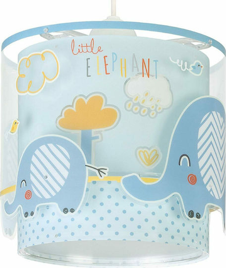 Ango Little Elephant Einfaches Licht Kinderdeckenleuchte Deckenleuchte 23W mit Fassung E27 Blue