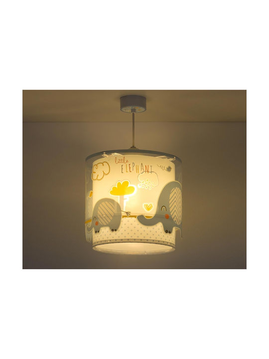 Ango Little Elephant Μονόφωτο Παιδικό Φωτιστικό Κρεμαστό από Πλαστικό 23W με Υποδοχή E27 Blue