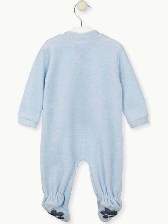 Losan Set Baby Strampler Langärmliges Samt Hellblau