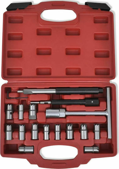 vidaXL Car Nozzle Tool Set 17 Pieces for Bmw
