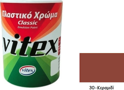 Vitex Classic Πλαστικό Χρώμα 30 για Εσωτερική Χρήση Κεραμιδί 180ml